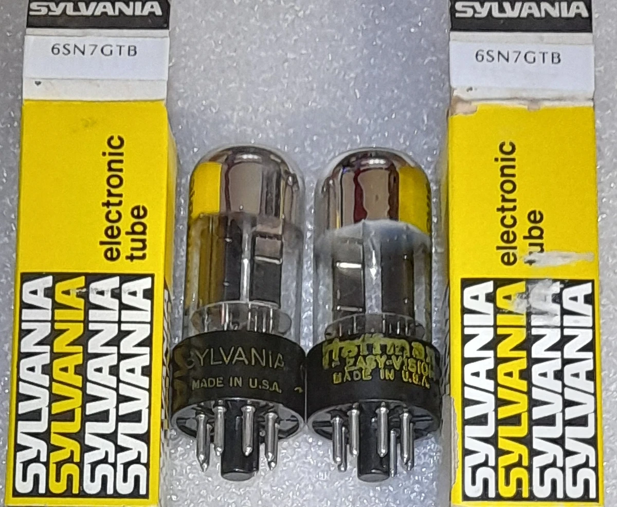 6sn7 Sylvania Chrome for sale | eBay