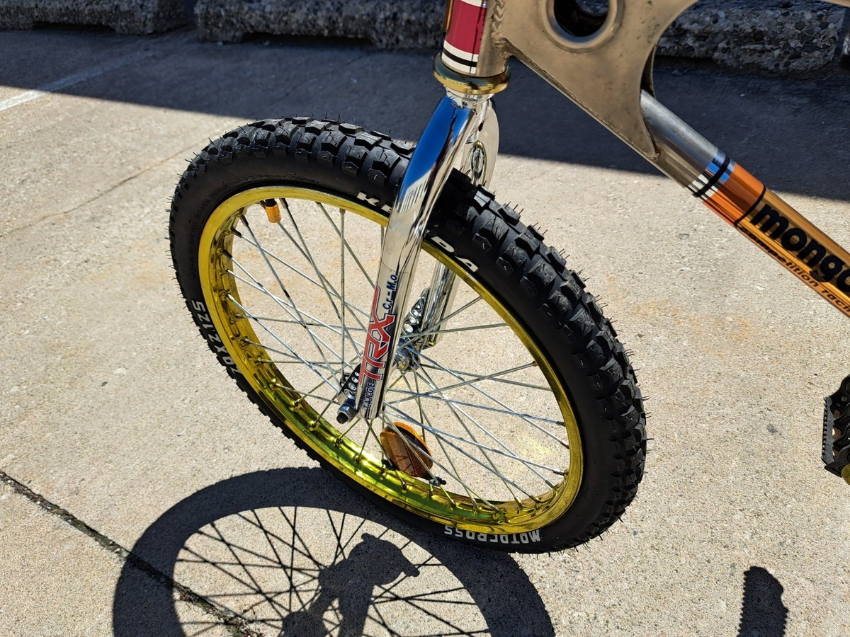 パーツ oldschool80\"BMXPRODUCTSteammongooseUSA ACS Z Mag Old School BMX Wheel Set 20 in 5 Spoke 3/8 80s