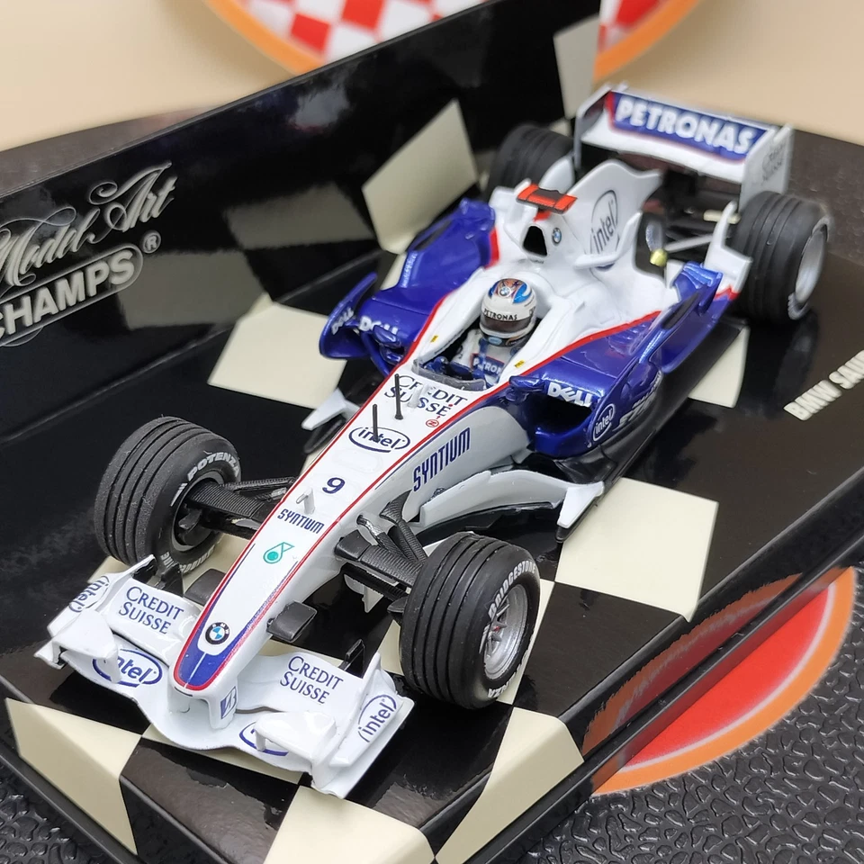 MINICHAMPS 1/43 BMW Sauber F1.07 Nick Heidfeld 2007 400070009 - Image 2 of 4
