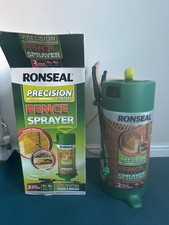 Ronseal Precision Finish Green Pump Fence & Shed Paint Sprayer 5L with Hose Gun