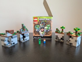 LEGO Minecraft LOT: 21102, 21105, 21107 Complete w/Boxes & Instructions