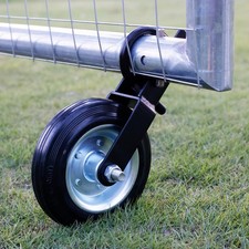 Gate Wheel Gate Caster Kit with 1-5/8" Thru 2" Frames, 6 Inch Heavy Duty Gate Su