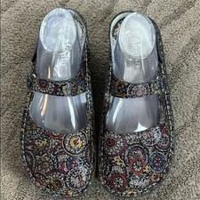 Alegria Jemma Spiro Multi Mary Jane clogs Size 40