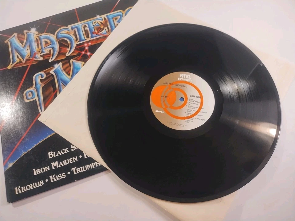 Masters Of Metal '84 MINT-1st press LP Dio Kiss Iron Maiden Van Halen Rush RARE - Image 3 of 4