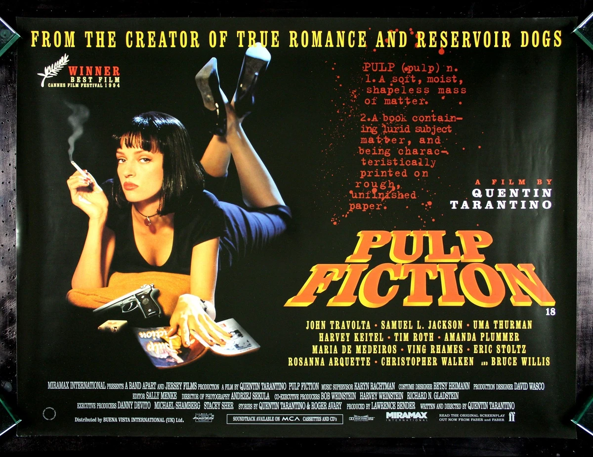 Pulp Fiction плакат - огромный выбор по лучшим ценам | eBay