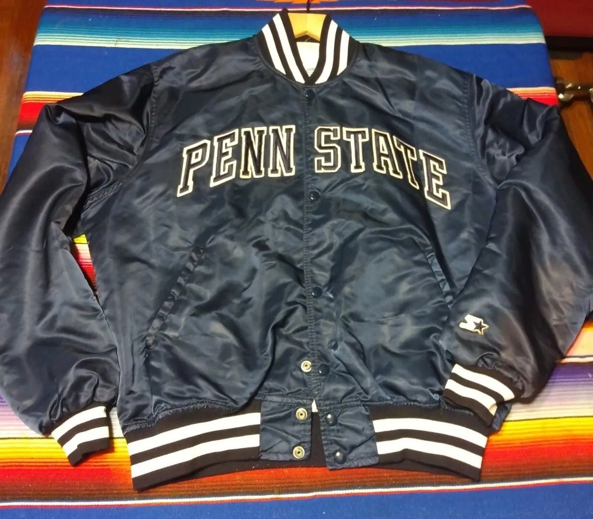 ヴィンテージ 80s Penn State スターター サテンジャケット Vintage 80s Penn State Starter Satin Jacket Size XL 26x26 | eBay