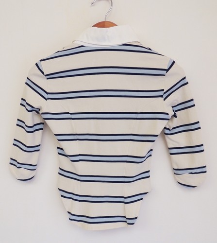 Vivienne Westwood 1994 Cafe Society - gestreifte Consuelo Rugby Shirts, kurze Kugel - Bild 4 von 11
