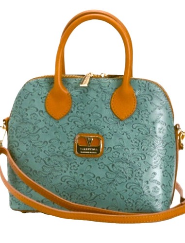 NWT RARE Gorgeous Valentina Grey & Tan Backpack Real Finest Italian Leather Bag NWT RARE Gorgeous Valentina Green Camel Backpack Real Finest  main image 3