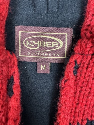 Kyber Outerwear Kids M Sweater Jacket Wool Blend Zip Up Hooded Thick Ladybug 7-8 - Picture 8 of 9