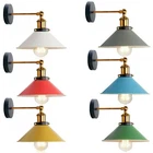 Vintage Industrial Cone Wall Light E26 Metal Wall Sconce Indoor