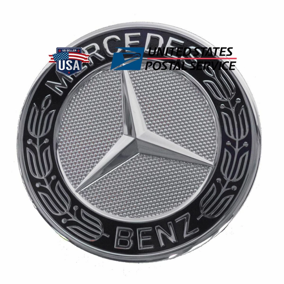Ornamento de capô MERCEDES BENZ para 300SL 380SEC 450SLC 560SL ML350 ML430 SL500 - Imagem 2 de 4