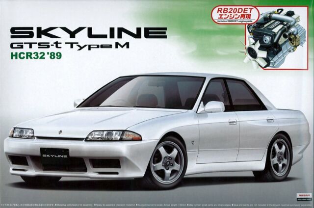 Aoshima 1 24 Nissan Skyline Gts T R32 19 With Rbdet Engine Jpy For Sale Online Ebay