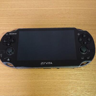 Playstation vita 3G/Wi-Fi model CRISTAL BLACK PCH-1100 only