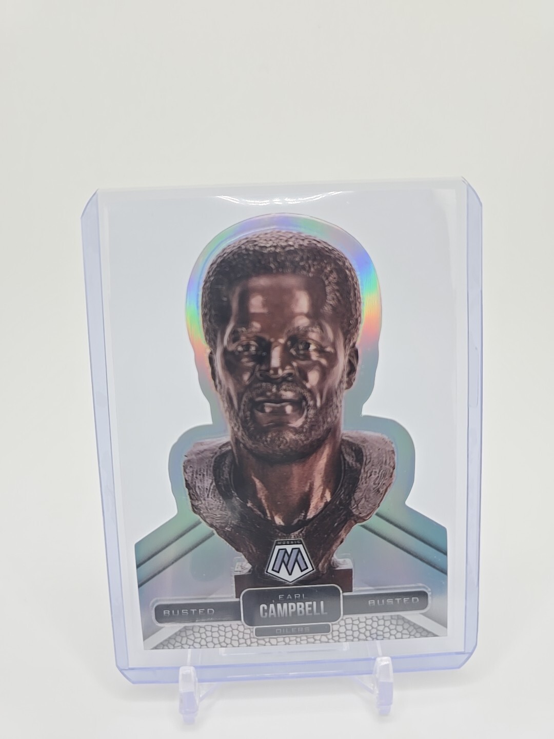 Earl Campbell 2022 Panini NFL Mosaic Busted #B-20 Case Hit HOF Oilers