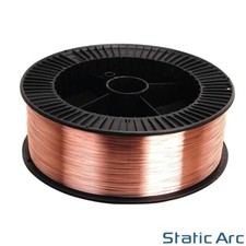 Image of MILD STEEL MIG WELDING WIRE REEL A18 ER70S-6 SPOOL ROLL SOLID CORE 0.6mm 15kg