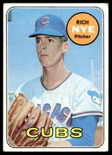 1969 Topps #88 Rich Nye Chicago Cubs VG-VGEX