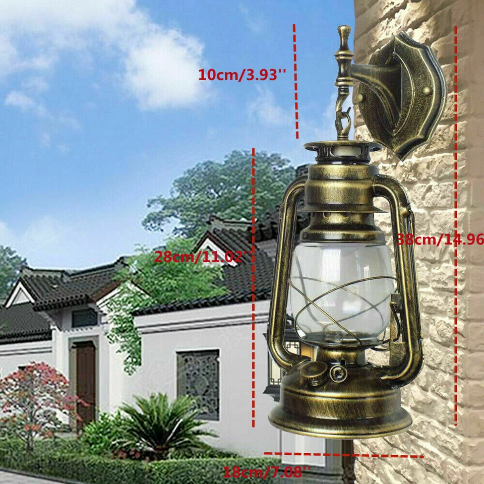 Lámpara de pared industrial estilo rústico lámpara de pared industrial rústica interior Foto 2 de 4