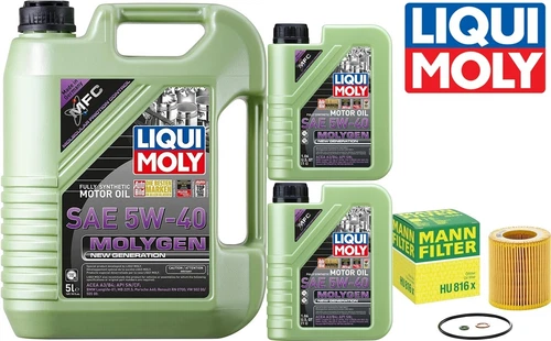 ★  7 Liters Liqui Moly 5w-40 Molygen MFC Oil Change Kit BMW Longlife-01 MANN ★