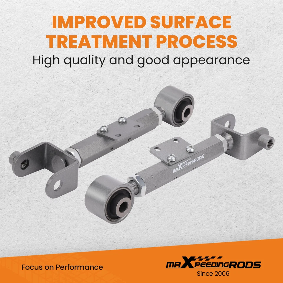 Adjustable Rear Camber Kit Camber Arms For 07-16 Honda CRV CR-V 2007-2016 - Image 2 of 4