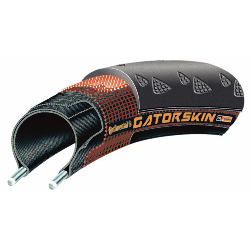 continental gatorskin bike tyre 700x25c