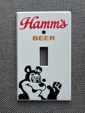Hamm's Bear Light Switch Plate - 3D Printed