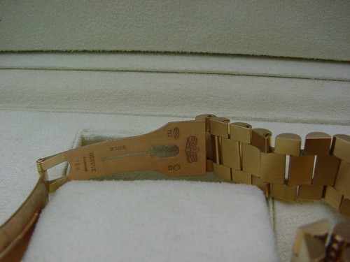 Rolex Day Date 36 mm 18238 Gold 18 Karat mit Brillantbesatz mit Box und Papieren - Bild 3 von 8