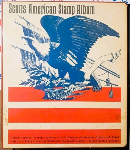 US Envelope cut square stamp collection ANTIQUE album-- high CV - includes U1 !