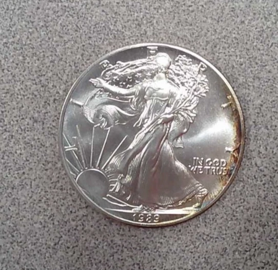 American Eagle 1 oz Precious Metal Content per Unit 1989 Silver