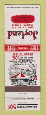 Matchbook Cover - Joyland Amusement Park Wichita KS WEAR