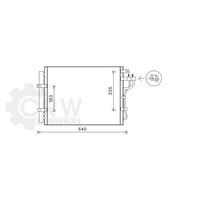 Ava Quality Cooling Kondensator Klimaanlage Mit Trockner FüR Kia Picanto Ta