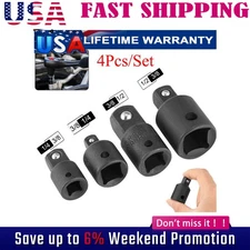 1-Set 3/8" to 1/4" 1/2 inch Drive Ratchet SOCKET ADAPTER REDUCER Air Impact USA