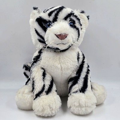 Build A Bear Workshop sibirischer weißer Tiger weicher Plüsch-Teddybär 2016 nicht mehr produziert 