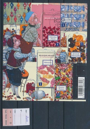 LS75662 Belgium 2011 sweets candy FDC cancel good sheet used