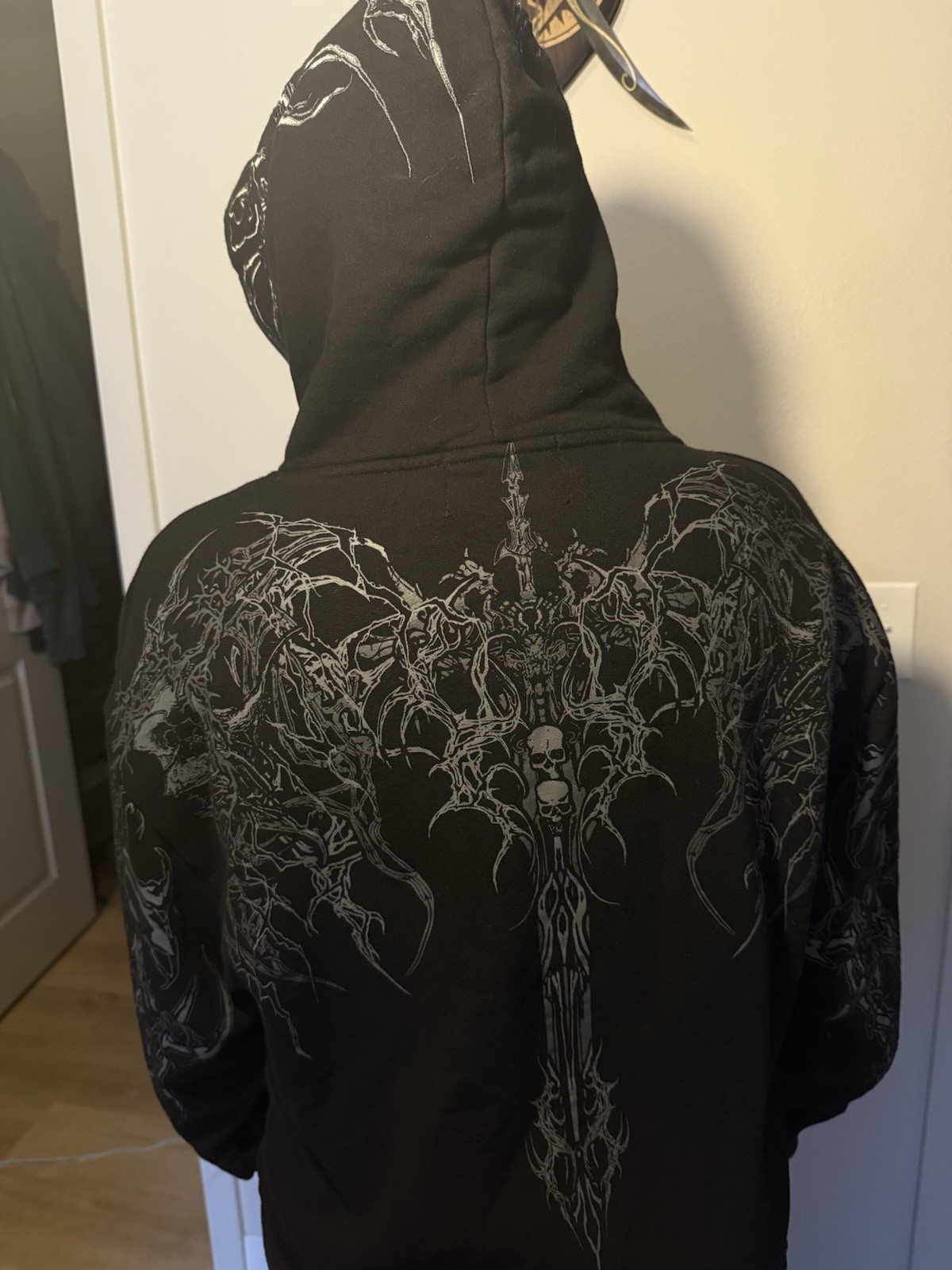Breathe Divinity Darkness Hoodie Cyberpunk Y2K Gothic Punk Rare