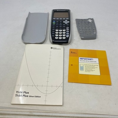 Texas Instruments TI-84 Plus Silver Edition Graphing Calculator Manual CD Bundle