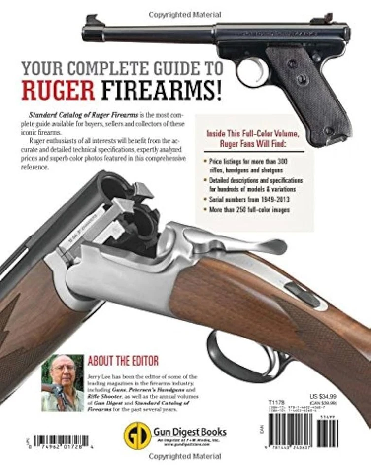 Standard Catalog Of Ruger Firearms / Complete Guide / Data / Color Photos / New - Image 2 of 2