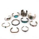 Southwest Turquoise Concho Belt Buckle Bracelet Money Clip Lot of 39 #M1524-5 — photo 8