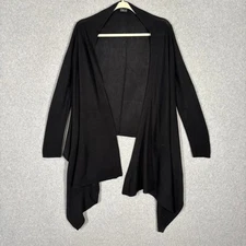 Cejon Sweater Womens OS Black Wrap Cardigan Shrug Thin Dance Yoga Witchy READ