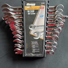 Performance Tool W1069 22 Piece CR-V SAE And Metric Combination Wrench Set 