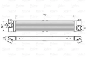 LADELUFTKÜHLER FÜR FIAT DUCATO PRITSCHE/FAHRGESTELL (250 ) - VALEO 818586
