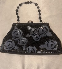 Neiman Marcus Rosette Sequined Evening Clutch Exclusively Designed By Che CheNY