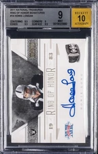 2011 NAT TREASURES RING OF HONOR SIGNATURES #14 HOWIE LONG/49 BGS 9