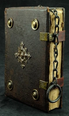 BIBEL HANDSCHRIFT VULGATA BIBELKODEX VILLINGEN TUFFER GOTISCH KETTENEINBAND 1453 - Bild 1 von 4