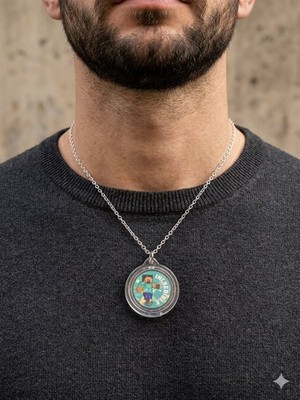 Minecraft  necklace. Can turn into a beaded necklace. #minecraft #memes #meme