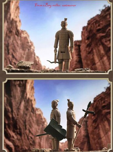 Perfect 52toys Figlite Terra Cotta Warriors Three Person Set In Stock New - Picture 3 of 7