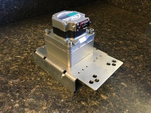 ORIENTAL MOTOR BLM460SHP-GFV BRUSHLESS MOTOR w/GFV4G20S GEAR HEAD & PULLY SYSTEM