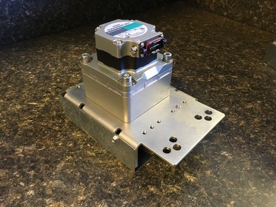 ORIENTAL MOTOR BLM460SHP-GFV BRUSHLESS MOTOR w/GFV4G20S GEAR HEAD & PULLY SYSTEM
