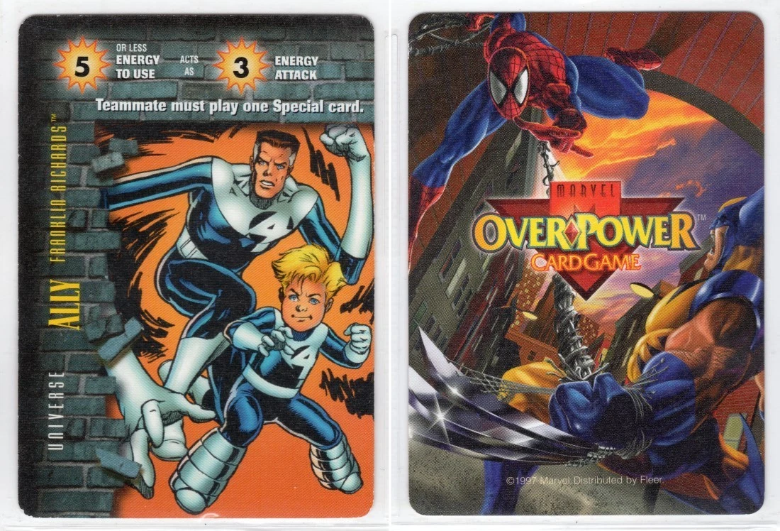 Preços baixos em Jogos de cartas colecionáveis OverPower Marvel | eBay