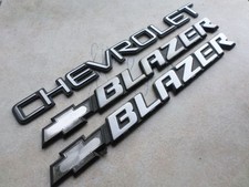 97-03 Chevrolet Blazer Trunk Logo 15672283 Door Emblem 15998983 Decal Set of 3