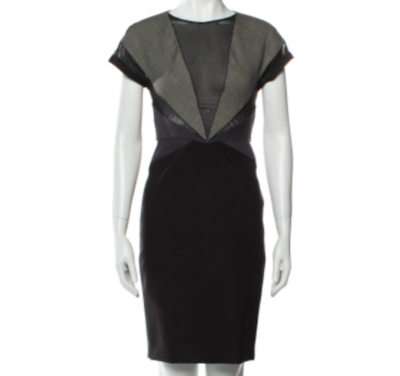 Stella McCartney Color Block Mini Dress, Size XS US2, IT38 - Main Image